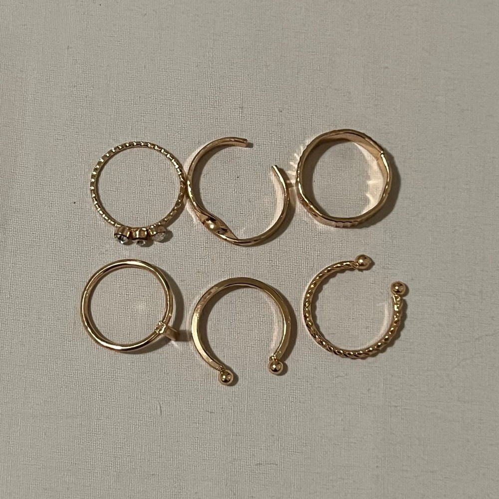 Set of 6 rings